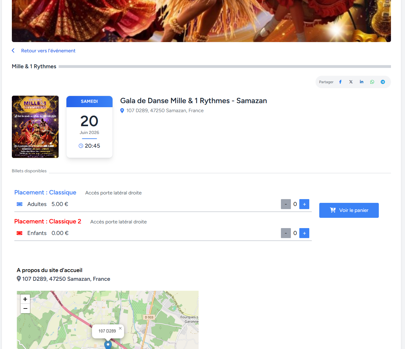 Vente placement libre