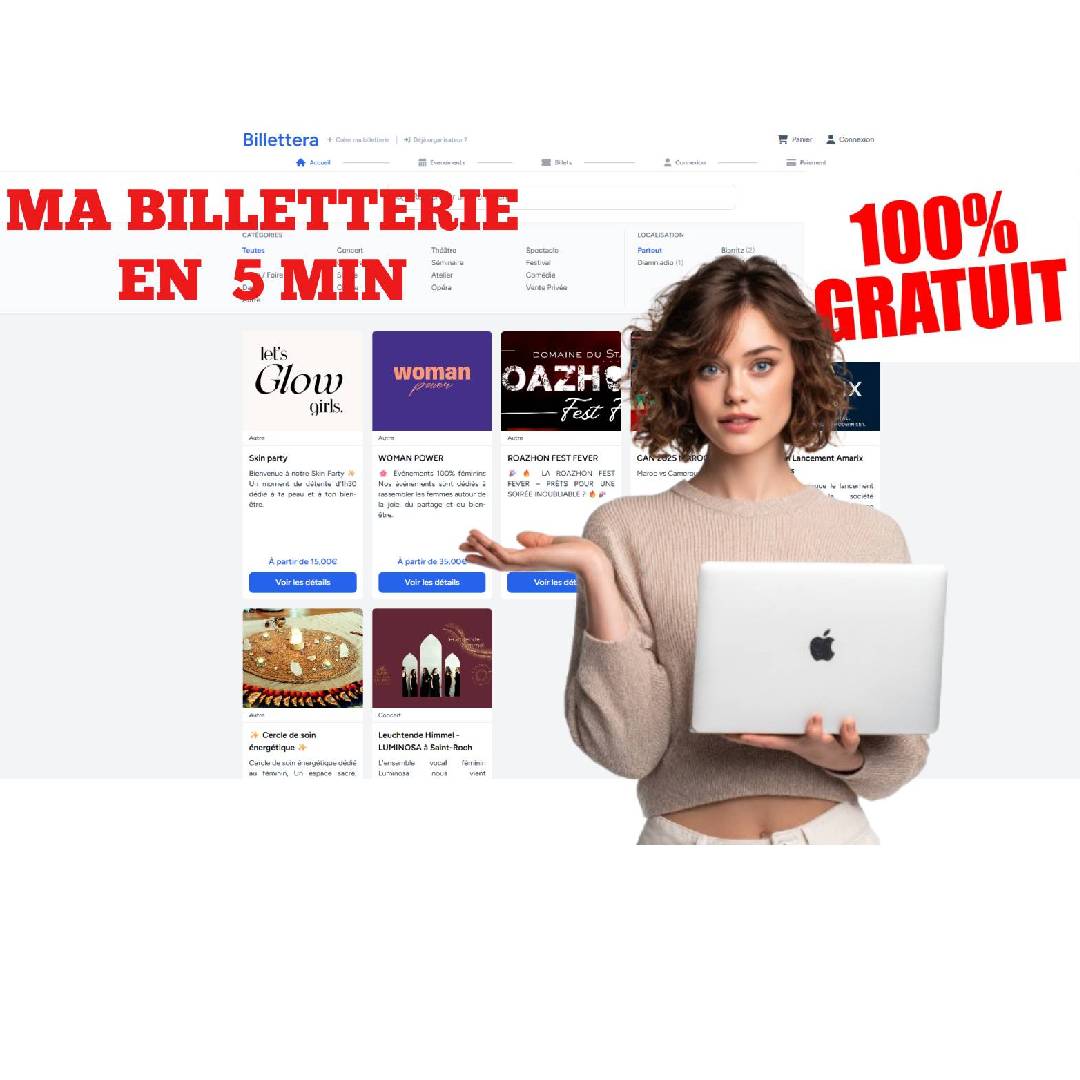 Tuto création billetterie placement libre