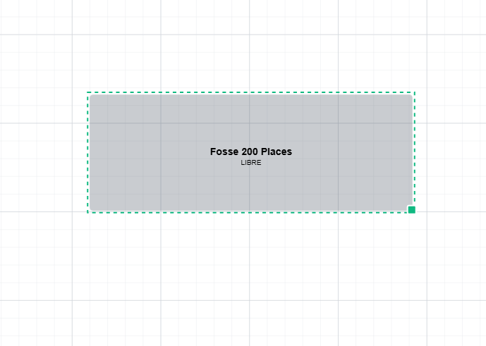 Free zone for standing admission (pit, parterre), interactive seating chart software Billettera