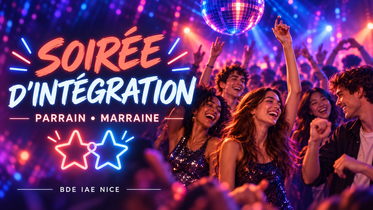 BDE IAE NICE - Soirée d'intégration - Veranstaltungsbild