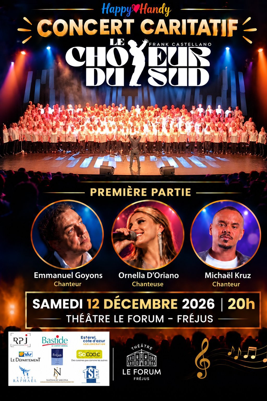 CONCERT CARITATIF — 12 Dezember 2026 — Fréjus