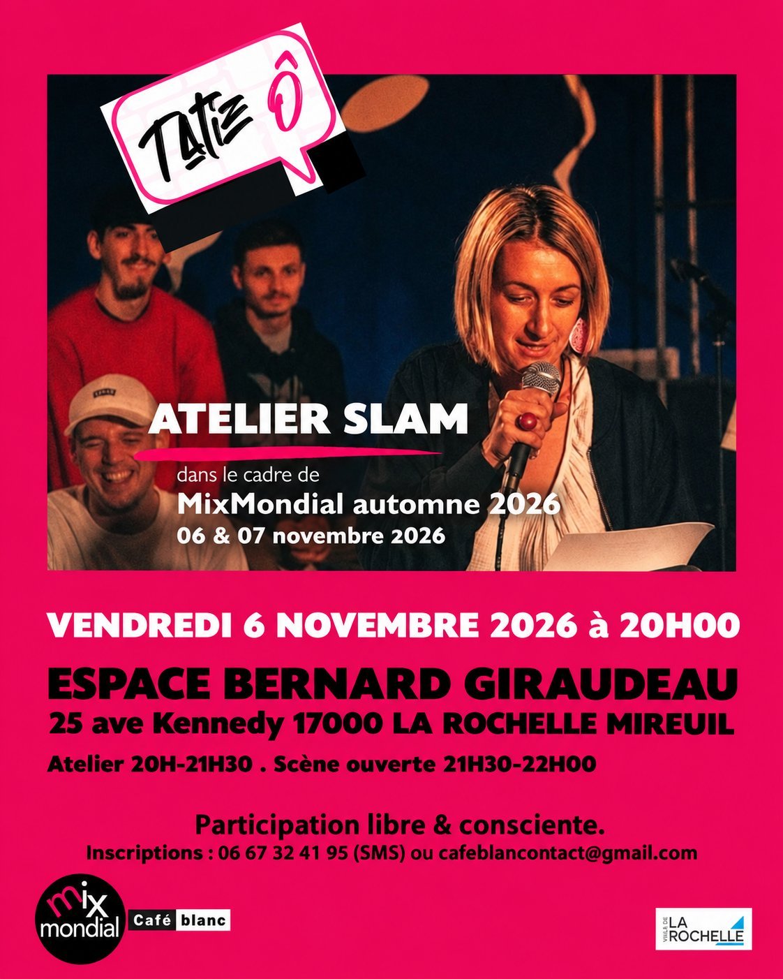 Mix mondial Concert Antoine FAURE TÔ — 06 November 2026 — La Rochelle
