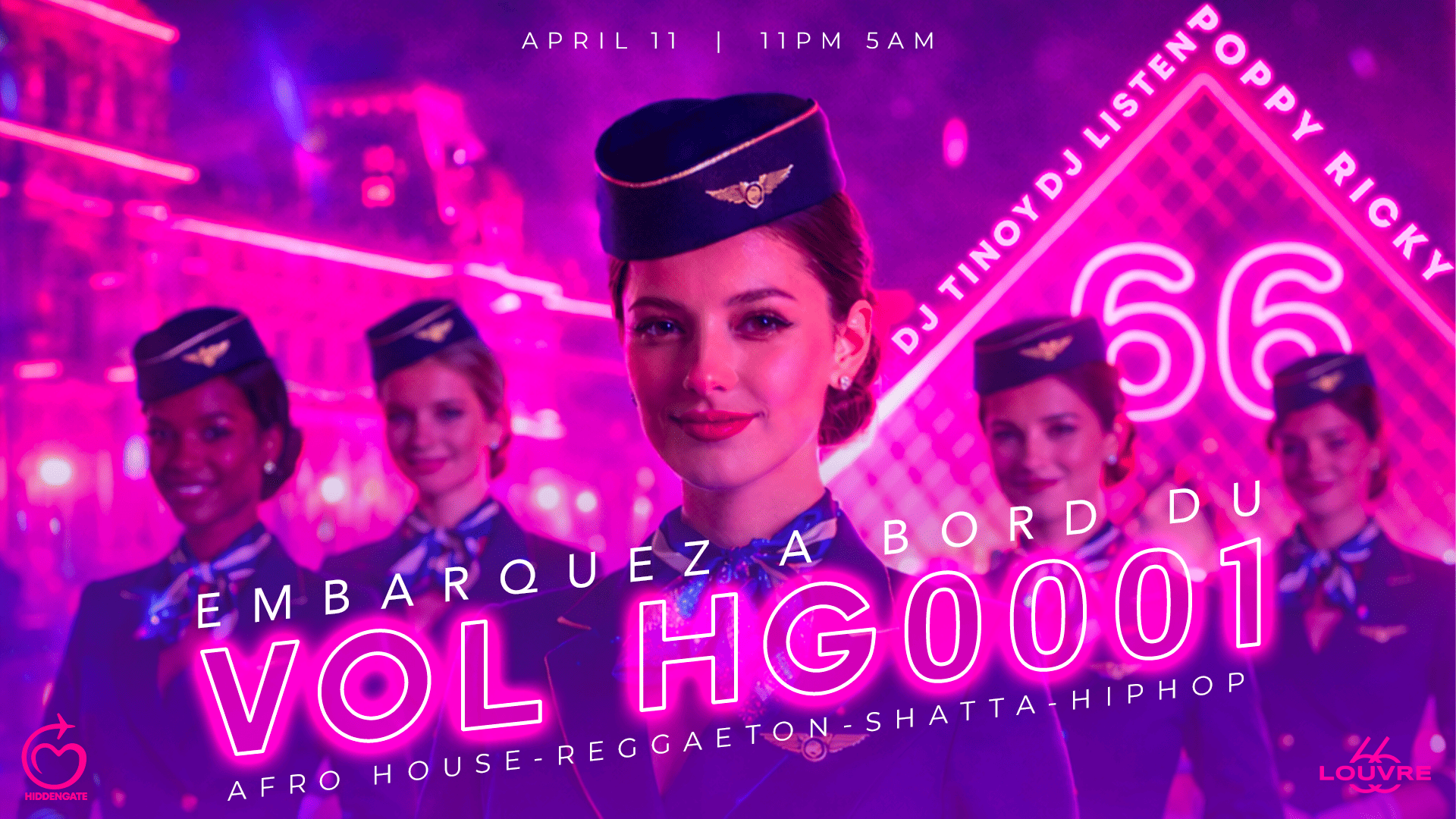 HiddenGate Party | Fermeture ORLY - Air France (Edition spéciale) - Image de l'événement