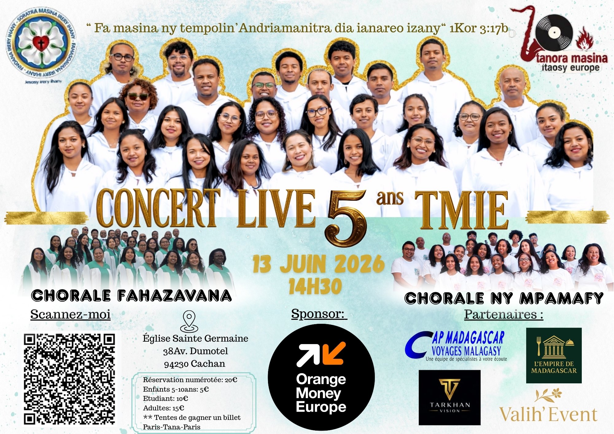Concert Live 5 ans TMIE - Event image