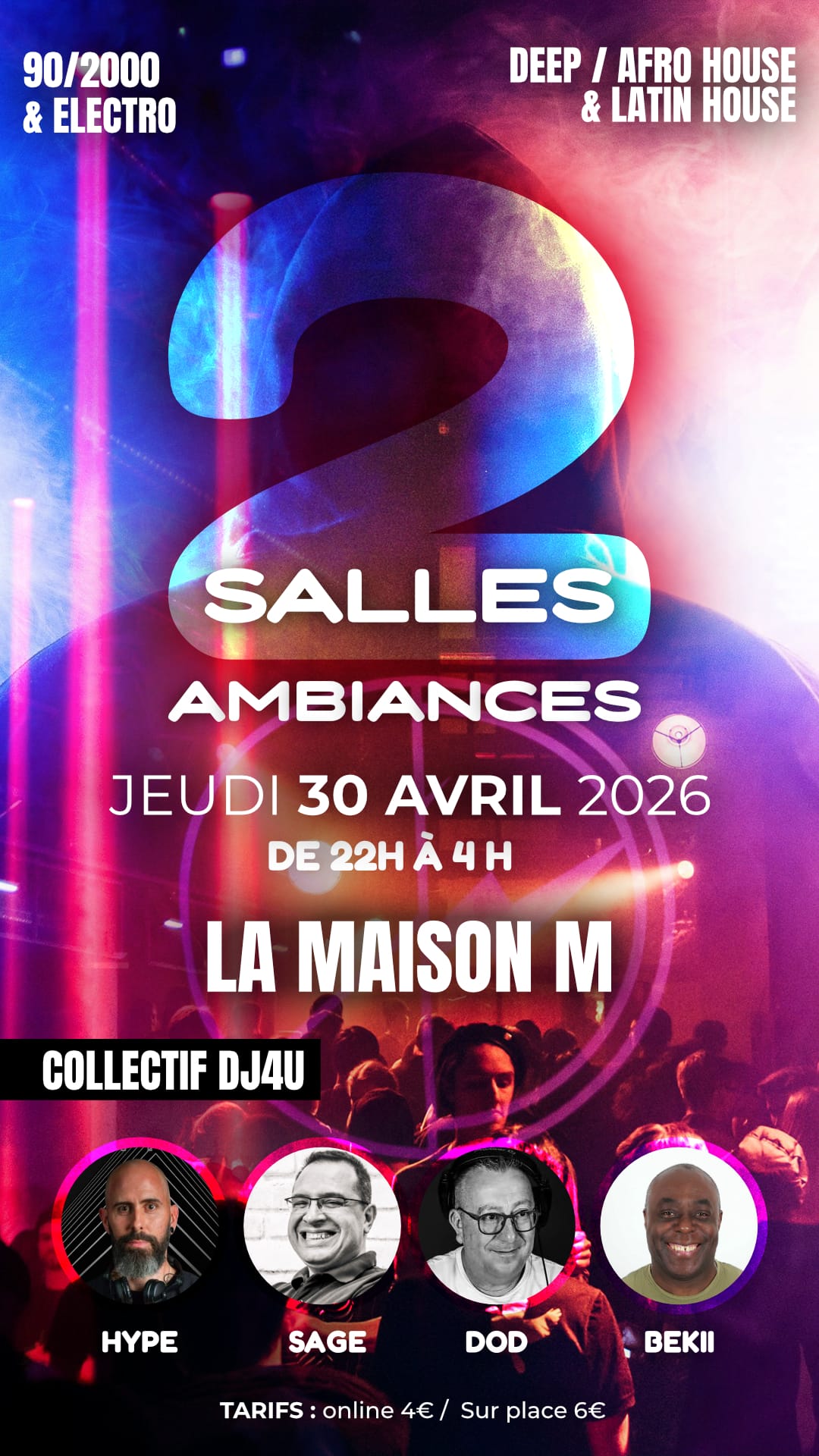 DJ4U PREND LE CONTROLE DE LA MAISON M - Image de l'événement