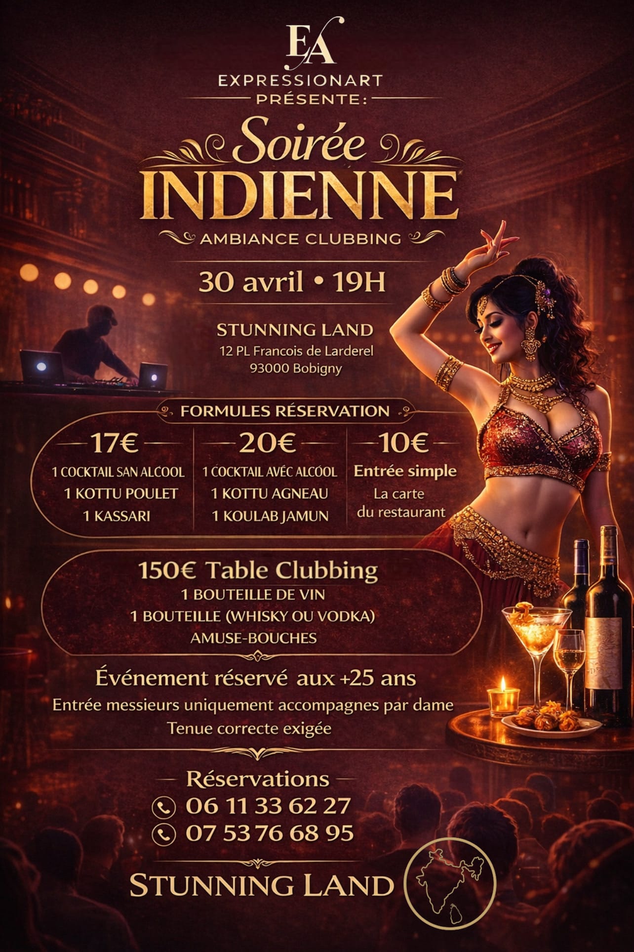 Soirée Indienne 30/04/26 - Image de l'événement