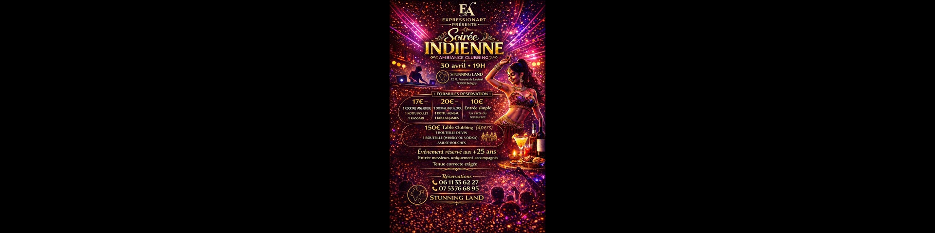 Soirée Clubbing ambiance Indienne - Veranstaltungsbild