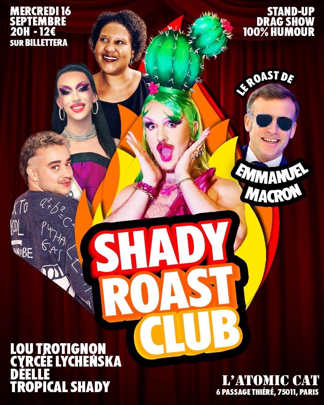 Shady Roast Club #5 - Le Roast d'Emmanuel Macron — 16 September 2026 — Paris