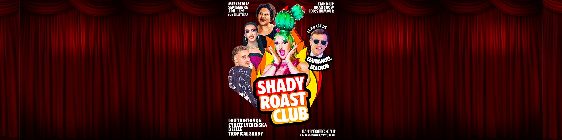 Shady Roast Club #5 - Le Roast d'Emmanuel Macron - Event image