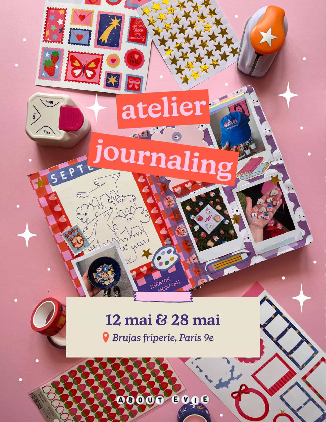 Atelier Journaling avec About Evie - Event image