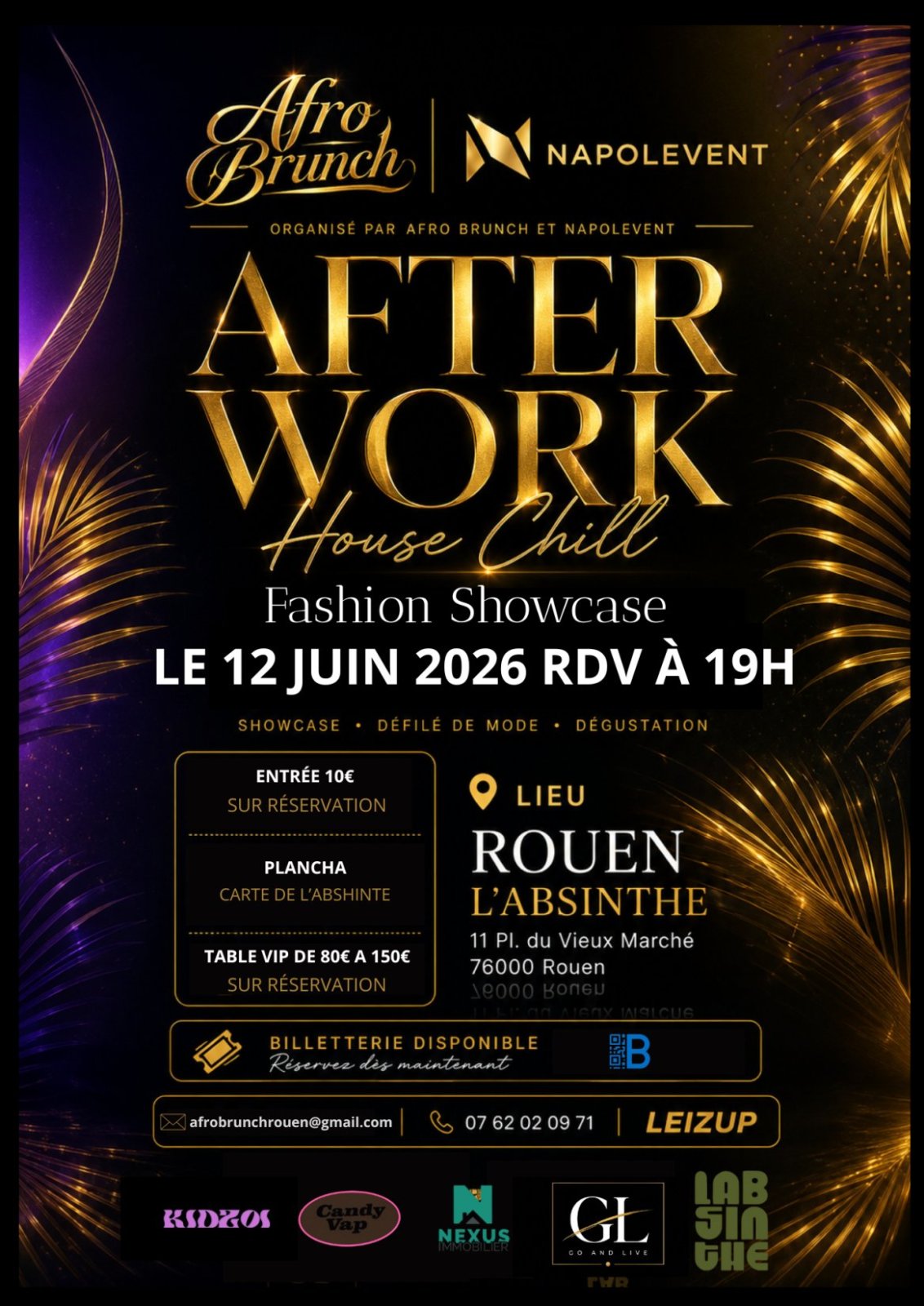 Afrer-Work, House, Chill — 12 juin 2026 — Rouen