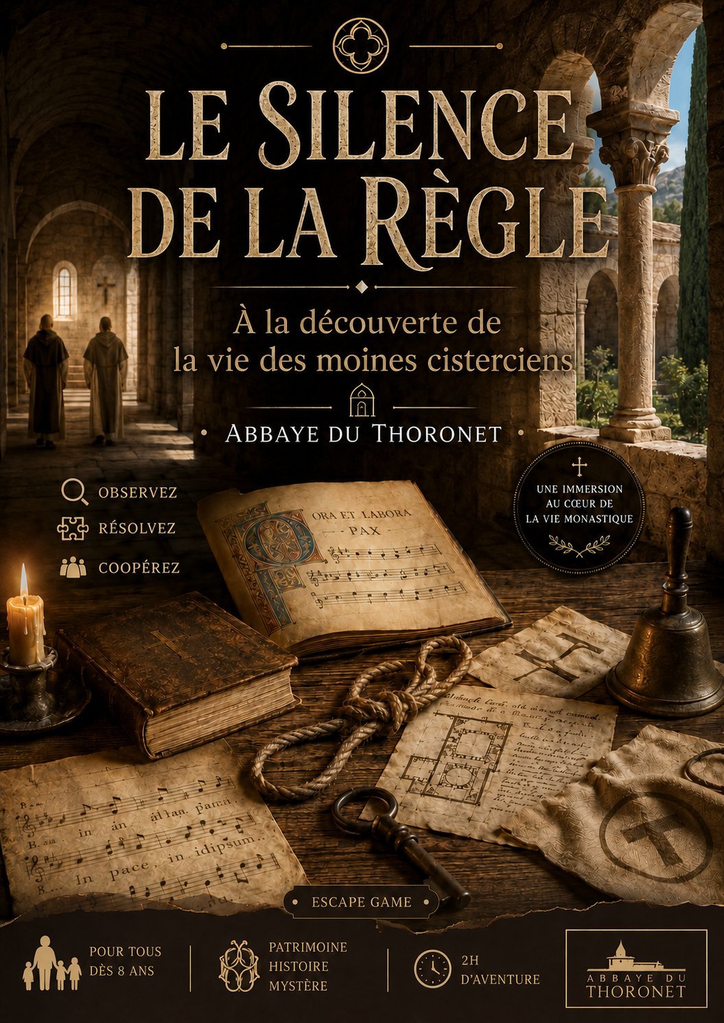 Escape Game à l'Abbaye du Thoronet — 17 octobre 2026