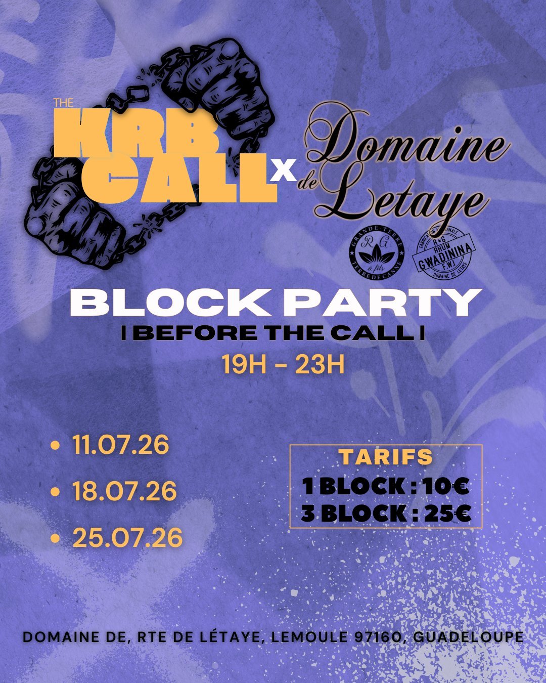 THE KRB CALL — 11 julio 2026 — Le Moule